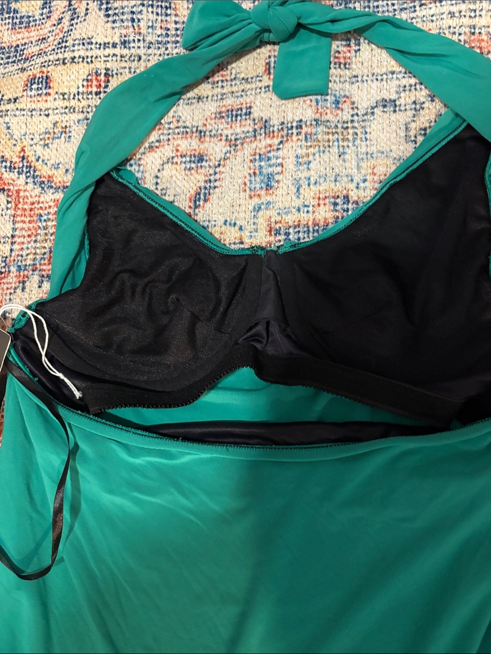 Magicsuit Sophie Underwire Tankini Top in Emerald Green SZ 10 NWT - Picture 4 of 6
